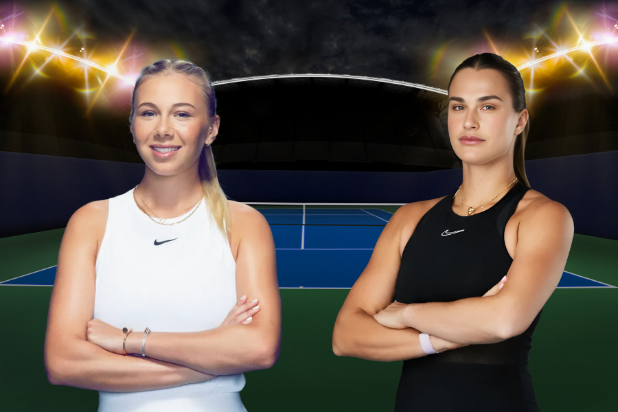 the images of aryana sabalenka and amanda anisimova