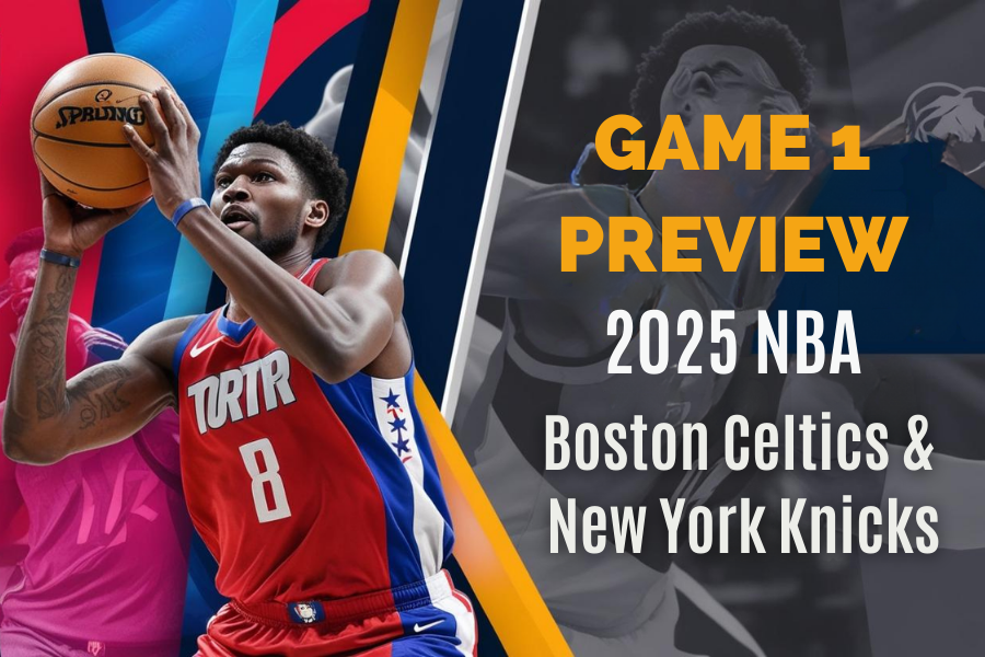 the match between Boston Celtics and New York Knicks