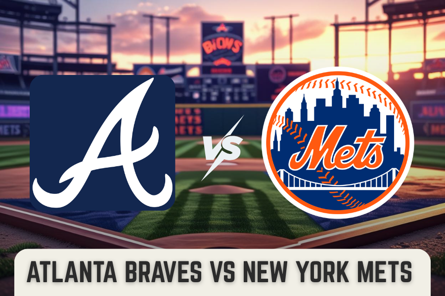 the logos of braves and mets baseball teams