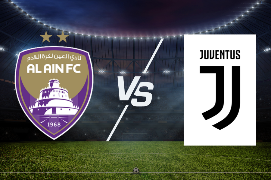 the logos of al ain and juventus