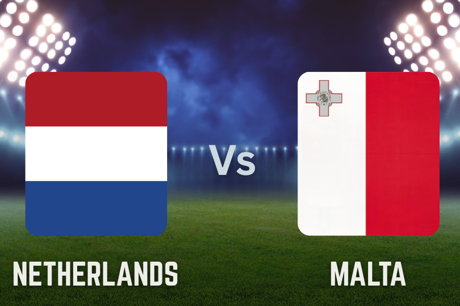 the national flags of netherlands and malta