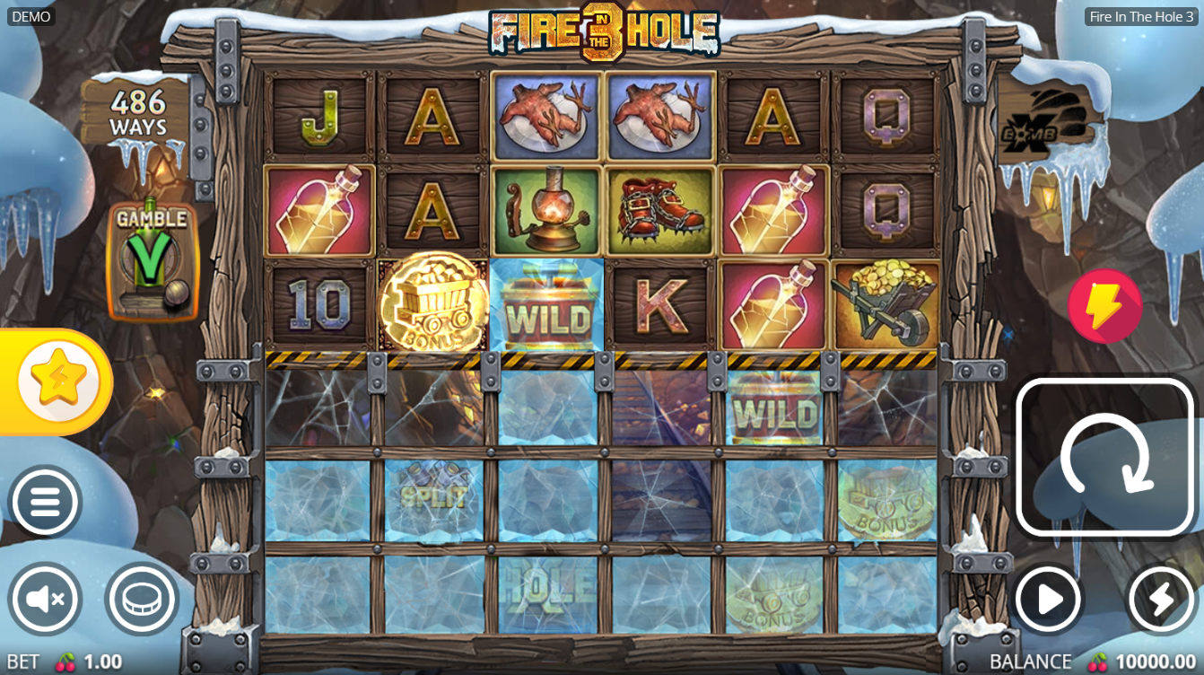 fire in the hole 3 slot by nolimit city