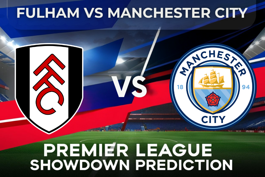 the match between Fulham and Manchester City