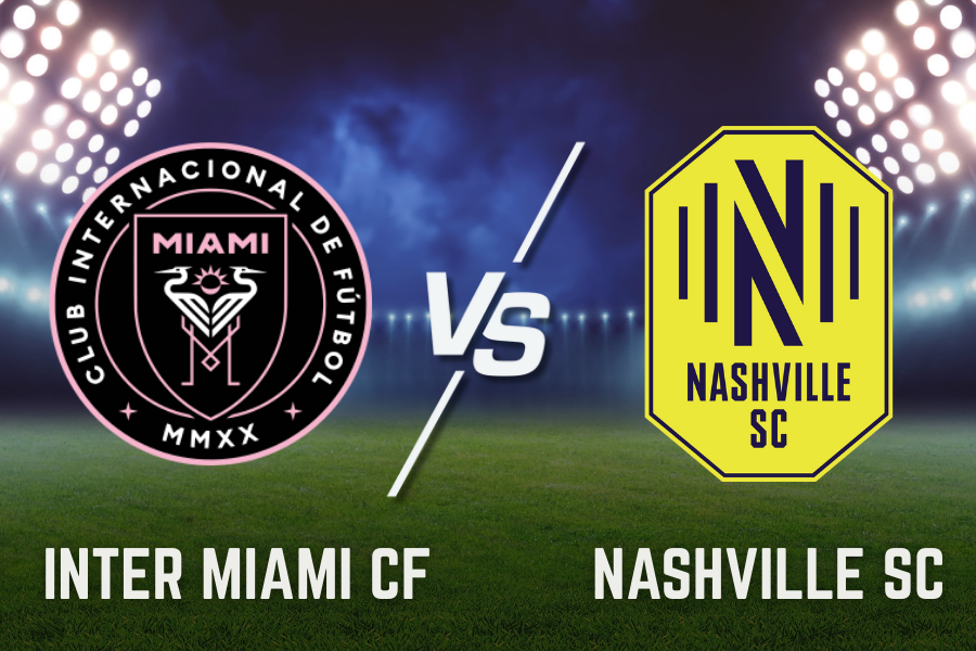 logos of inter miami cfand nashville sc