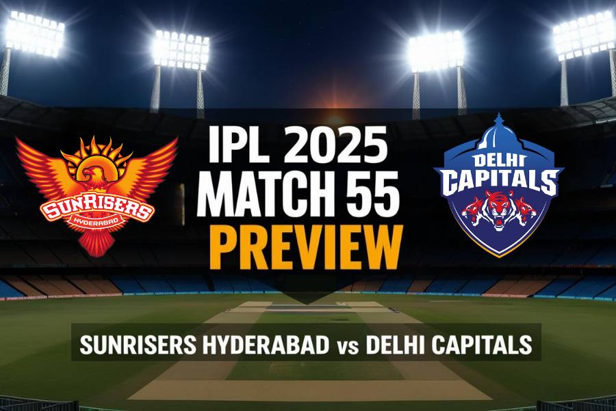 the match between Sunrisers Hyderabad and Delhi Capitals