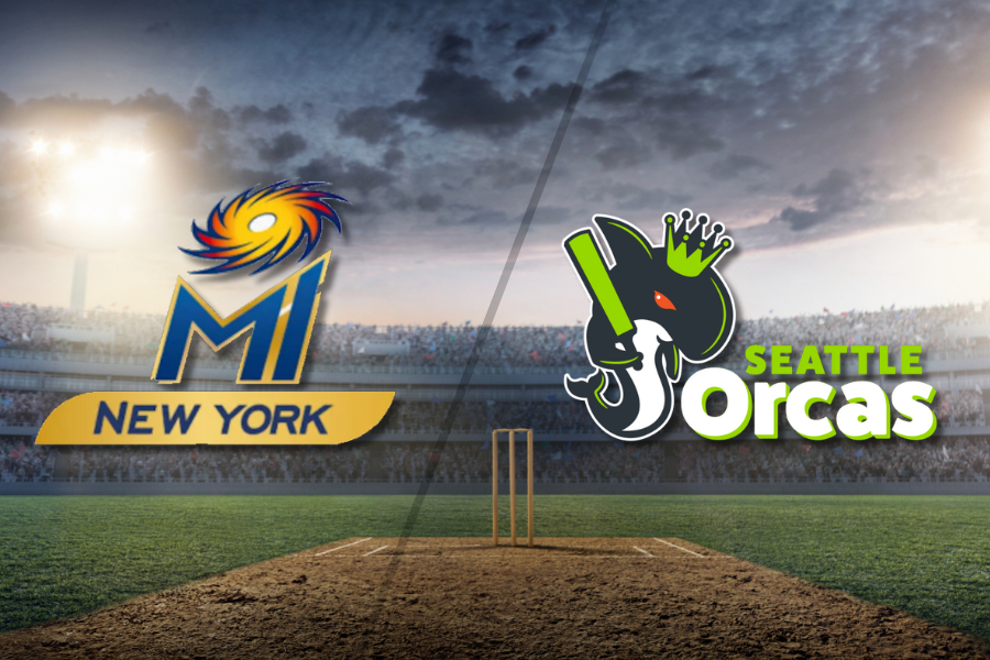 the logos of seattle orcas and mi new york cricket teams