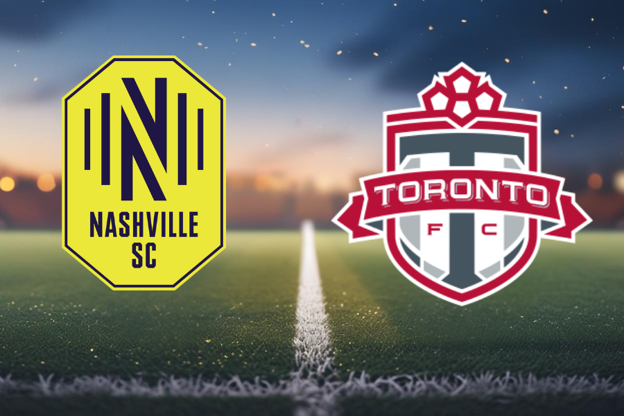 the logos of the nashville sc and toronto fc football teams