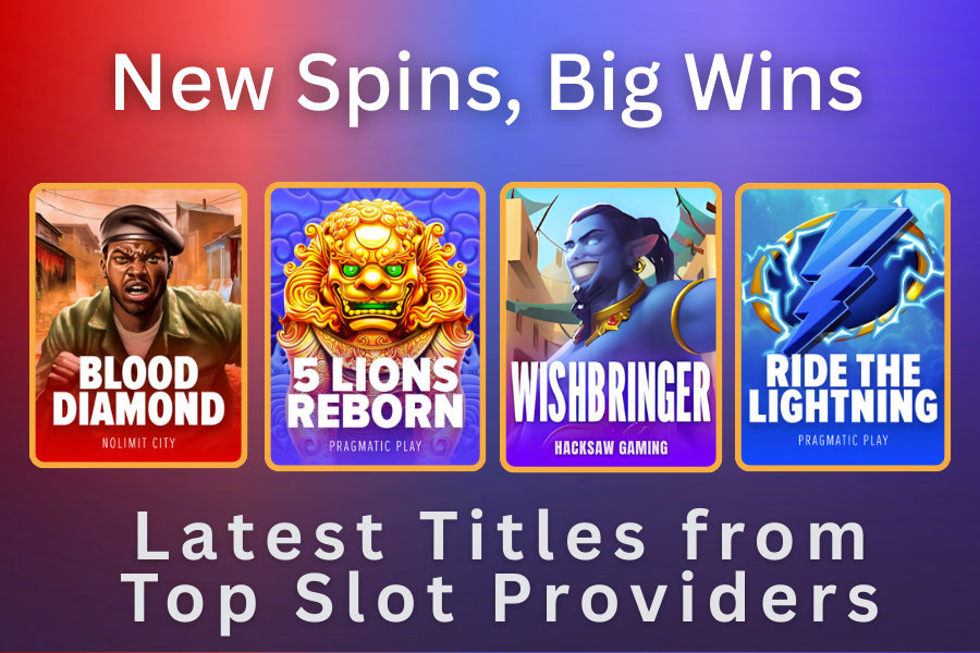 the latest released slot games by top slot providers
