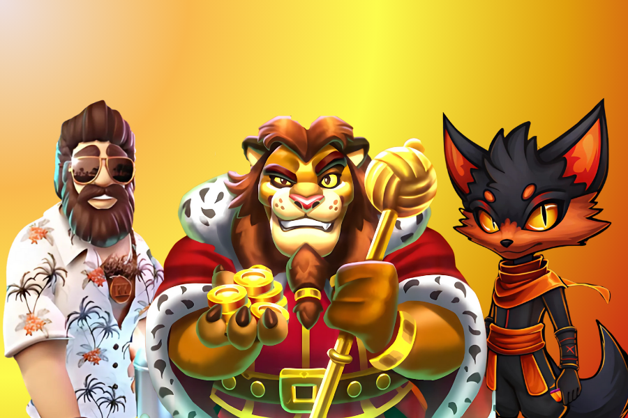 super wild cat, pyrofox and win.exe slots