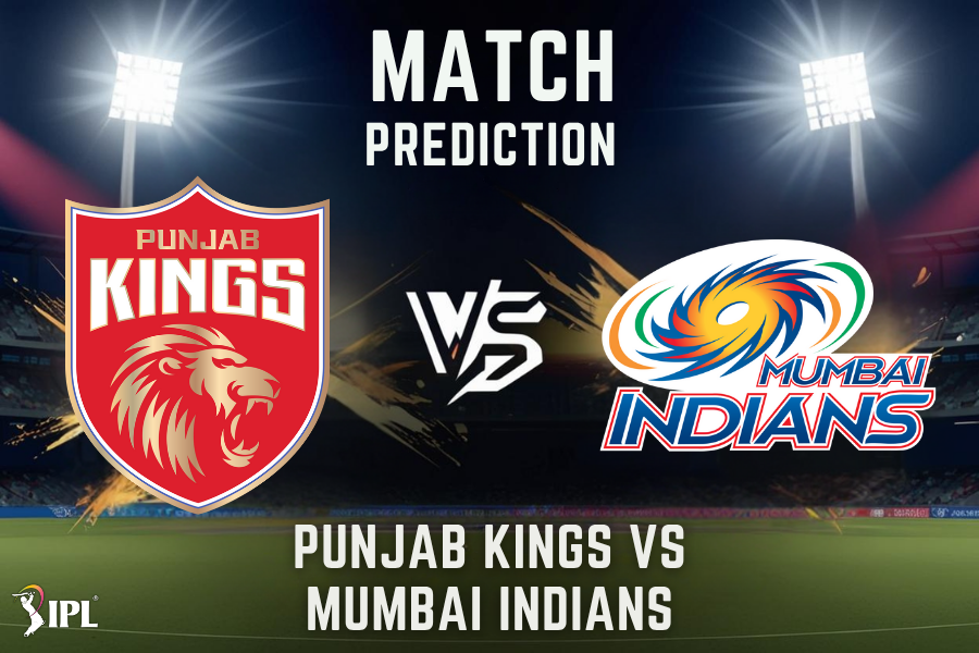 the match between pbks and mi and in IPL