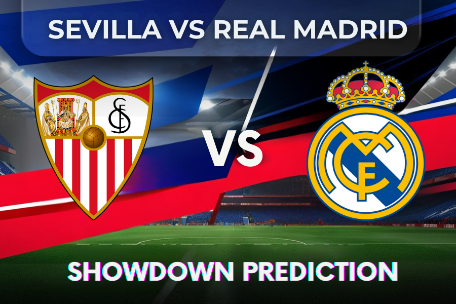 the match between Sevilla and Real Madrid