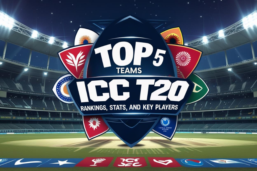 top 5 teams of ICC T20 matches