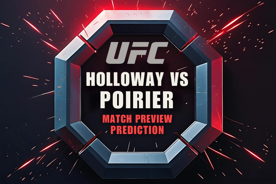 a ufc tournament background with words
