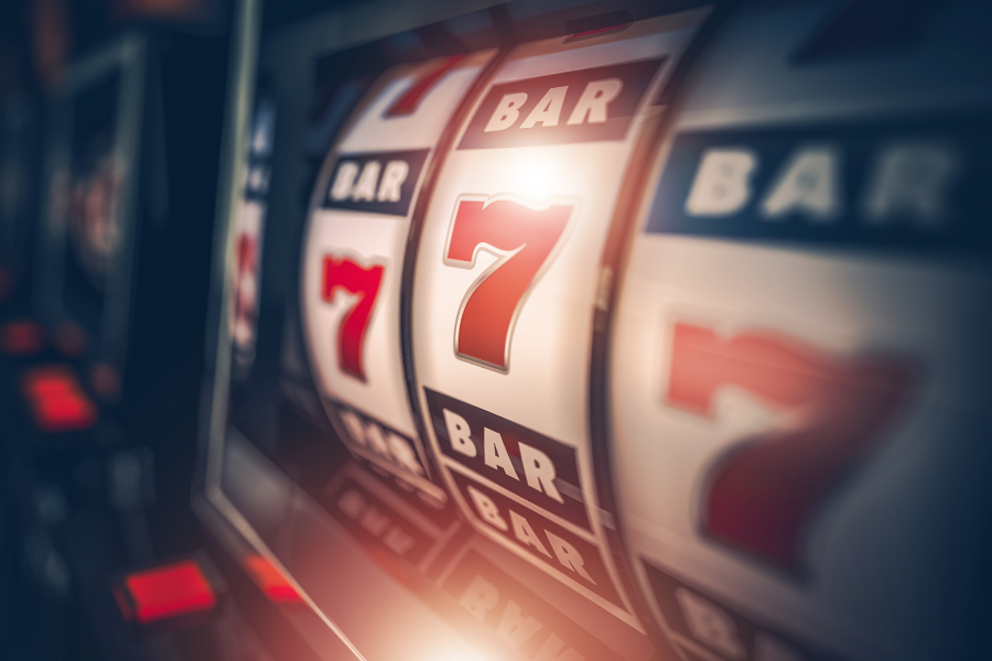 online slots in a screen