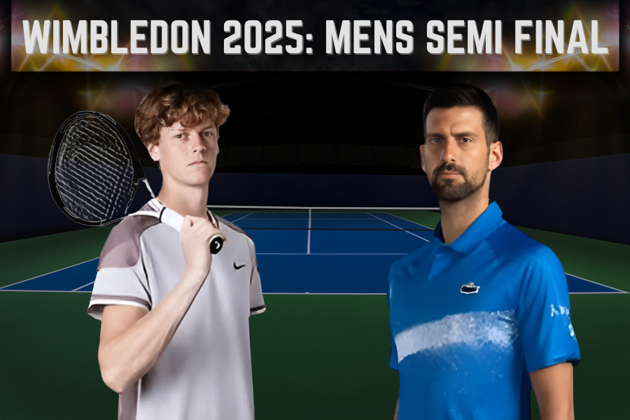 the images of jannik sinner and novak djokovic